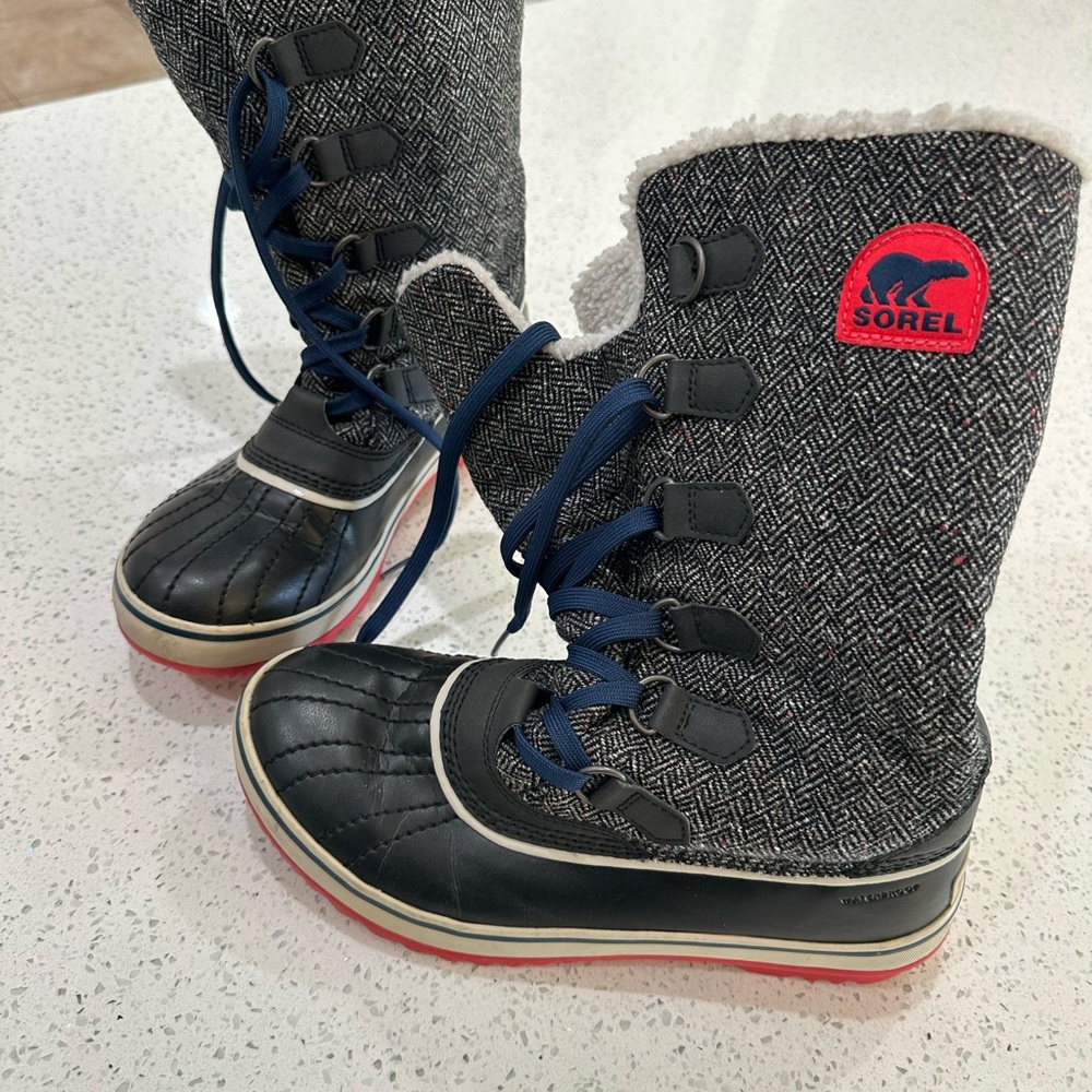 Sorel Cozy Gray Lined Boots